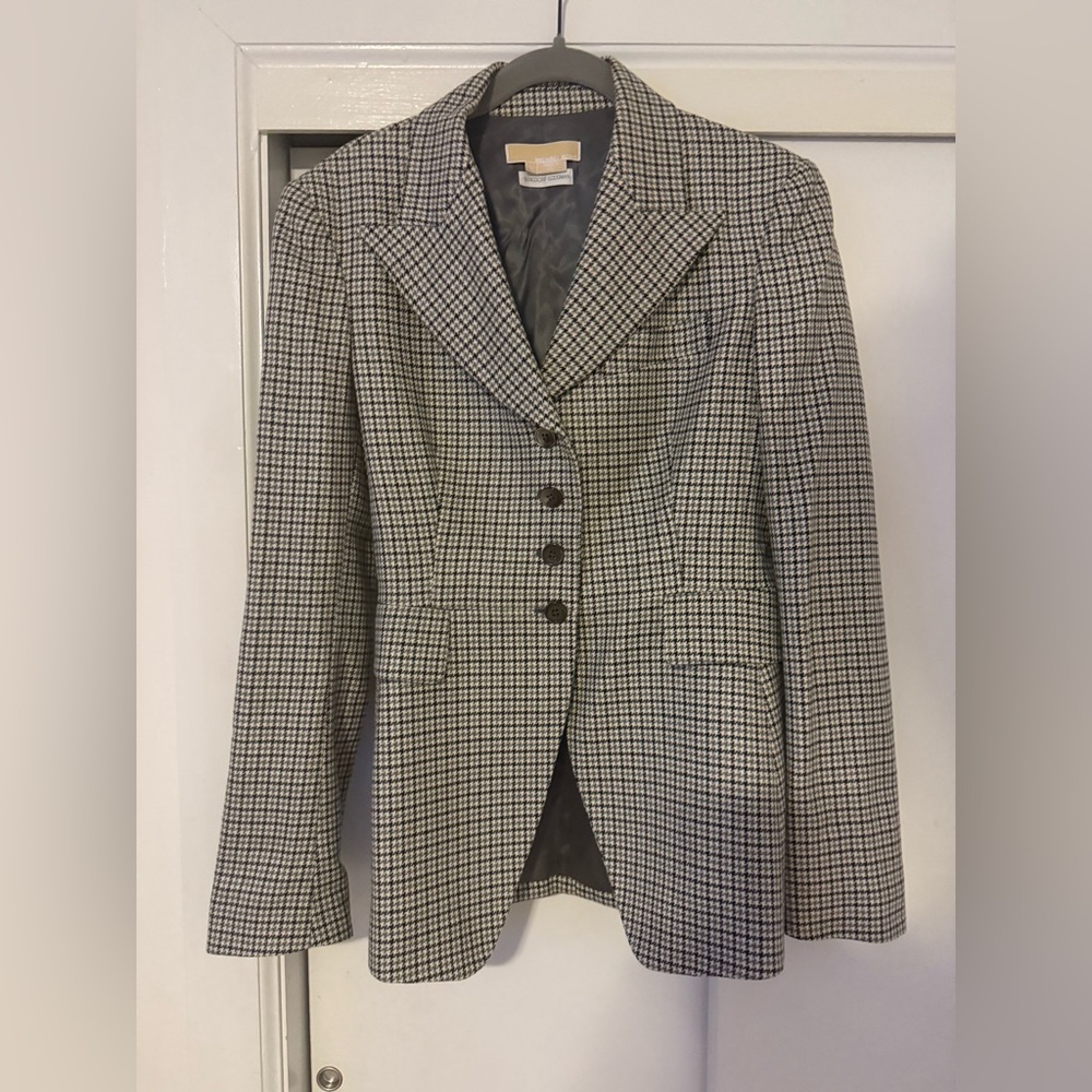 Michael Kors Black and White Blazer